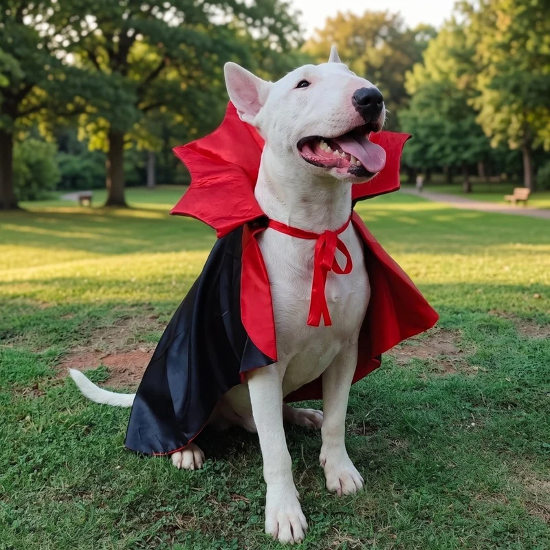 Vampire Cloak Bull Terrier Costume