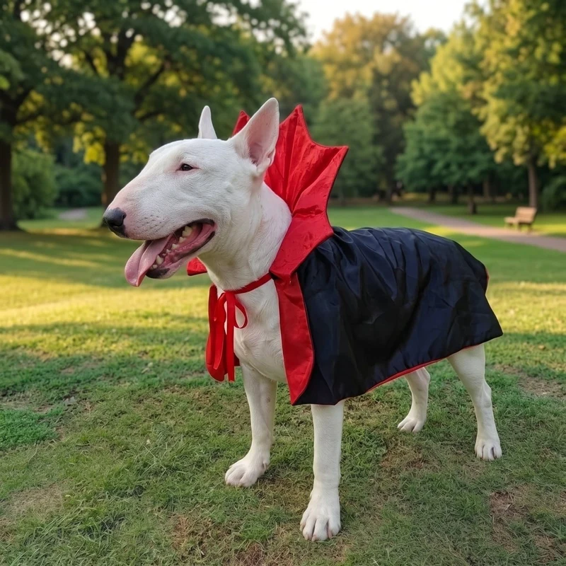 Vampire Cloak Bull Terrier Costume
