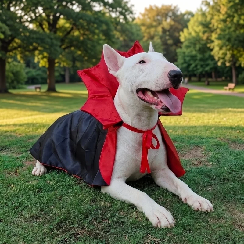 Vampire Cloak Bull Terrier Costume
