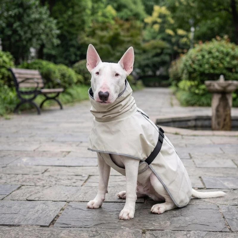 High-Neck Reflective Dog Raincoat