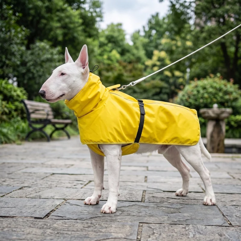 High-Neck Reflective Dog Raincoat