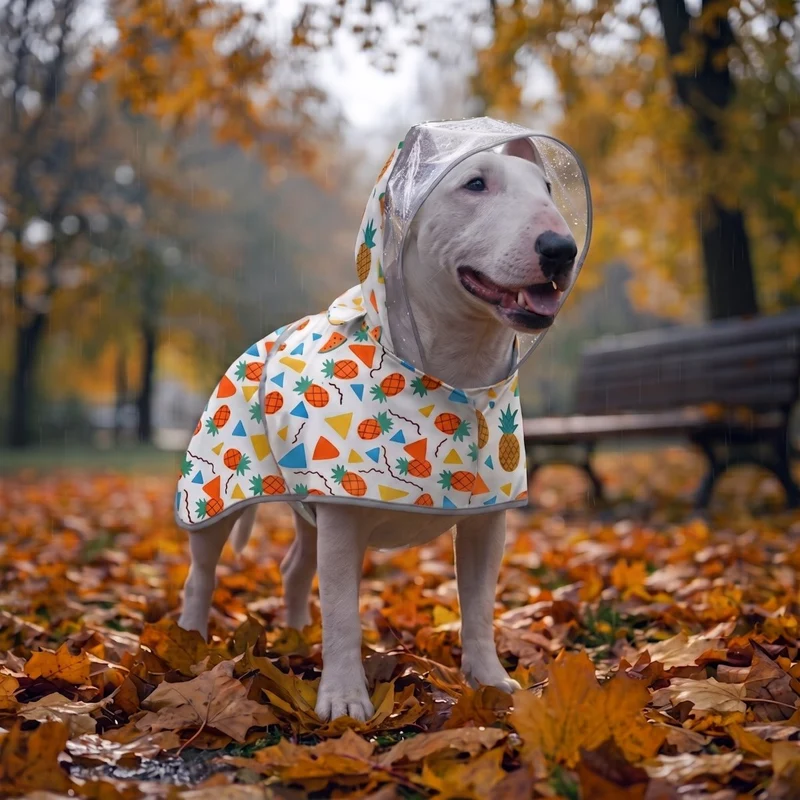 Colorful Dog Raincoat