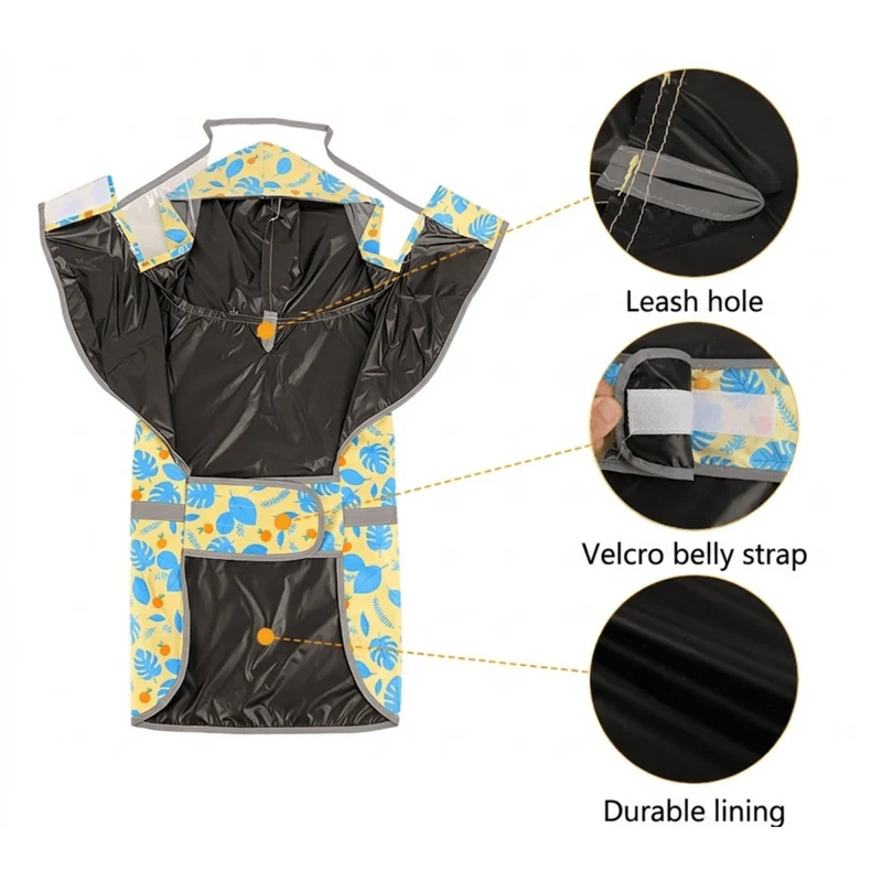 Colorful Dog Raincoat