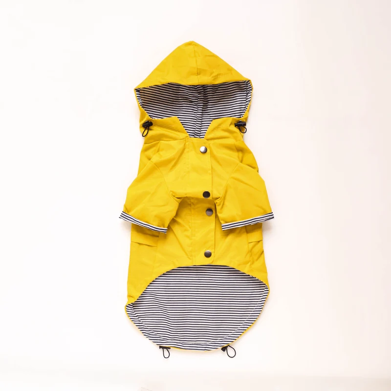 Hooded Dog Raincoat