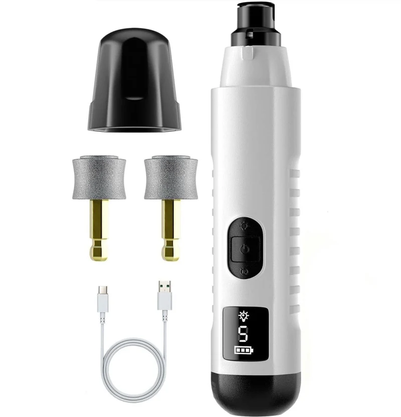5-Speed LED Dog Nail Grinder