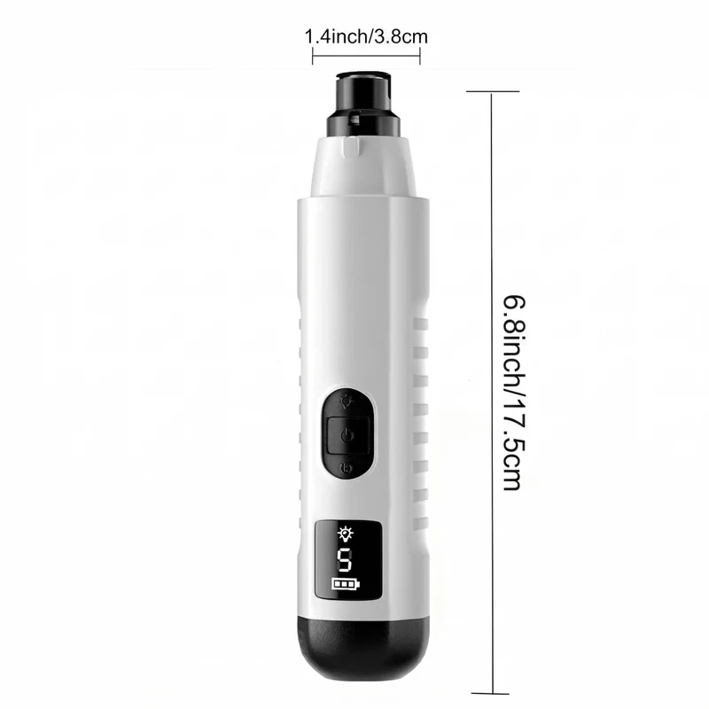 5-Speed LED Dog Nail Grinder