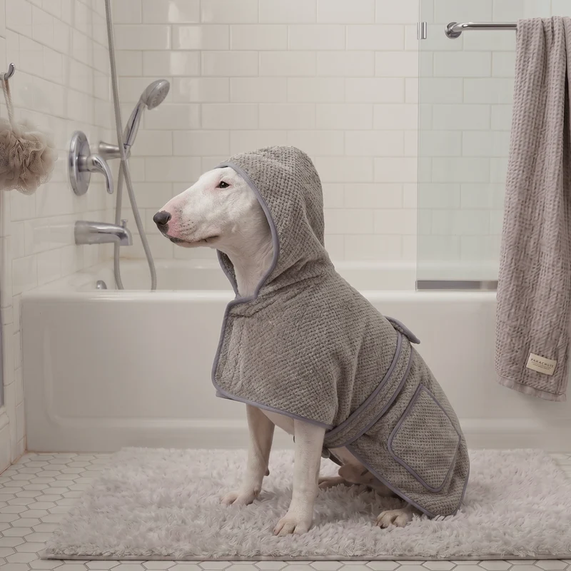 Quick-Dry Absorbent Dog Bathrobe