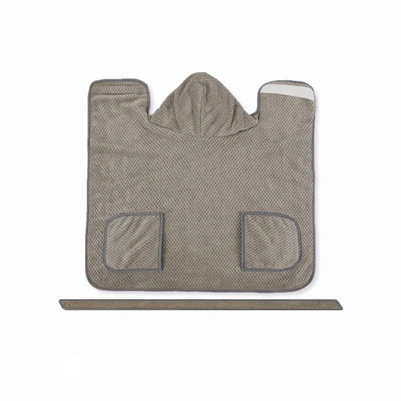 Quick-Dry Absorbent Dog Bathrobe