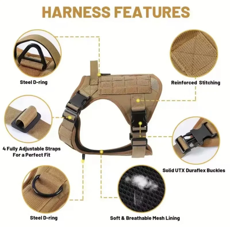 "The Commander" Tactical No-Pull Harness