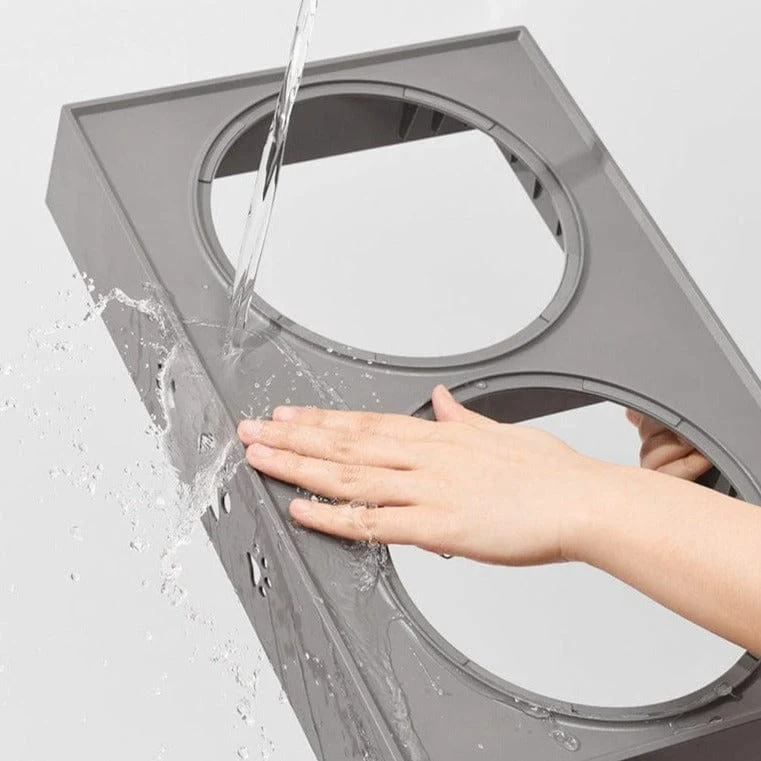 Adjustable Elevated Bowl Stand