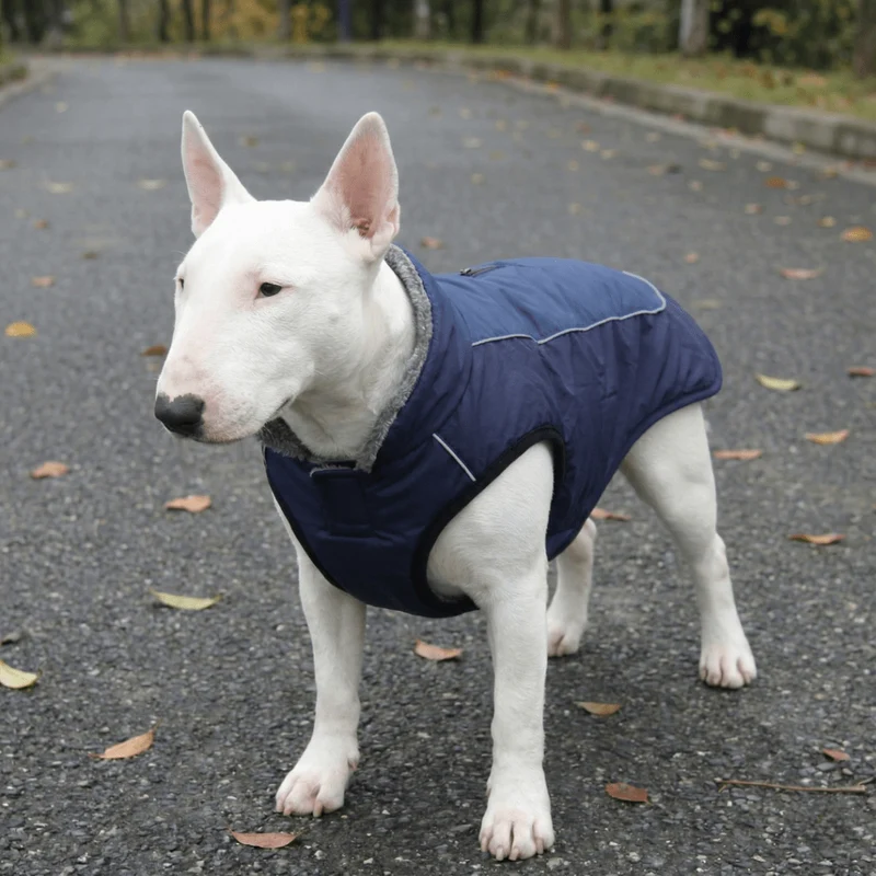 Warm Vest With Faux Fur Lining