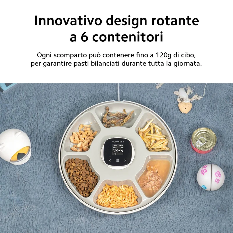 Nutrispin 6 Meal Pet Feeder