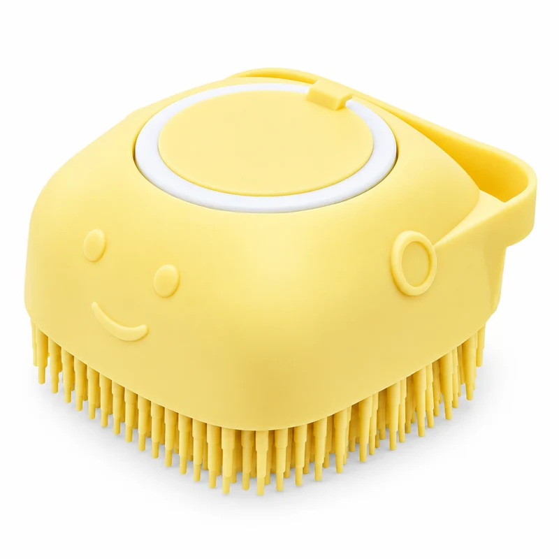 Pet Cleaning Brush Comfortable Shampoo Dispensing