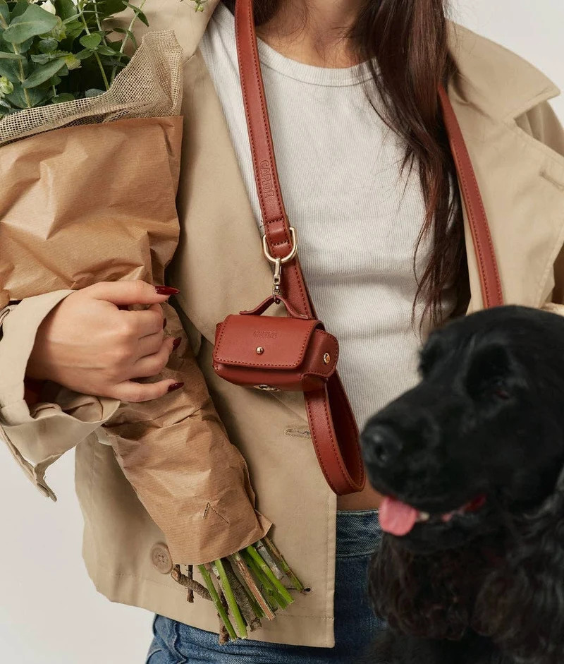 Distributeur de sacs en cuir végétalien, Jala