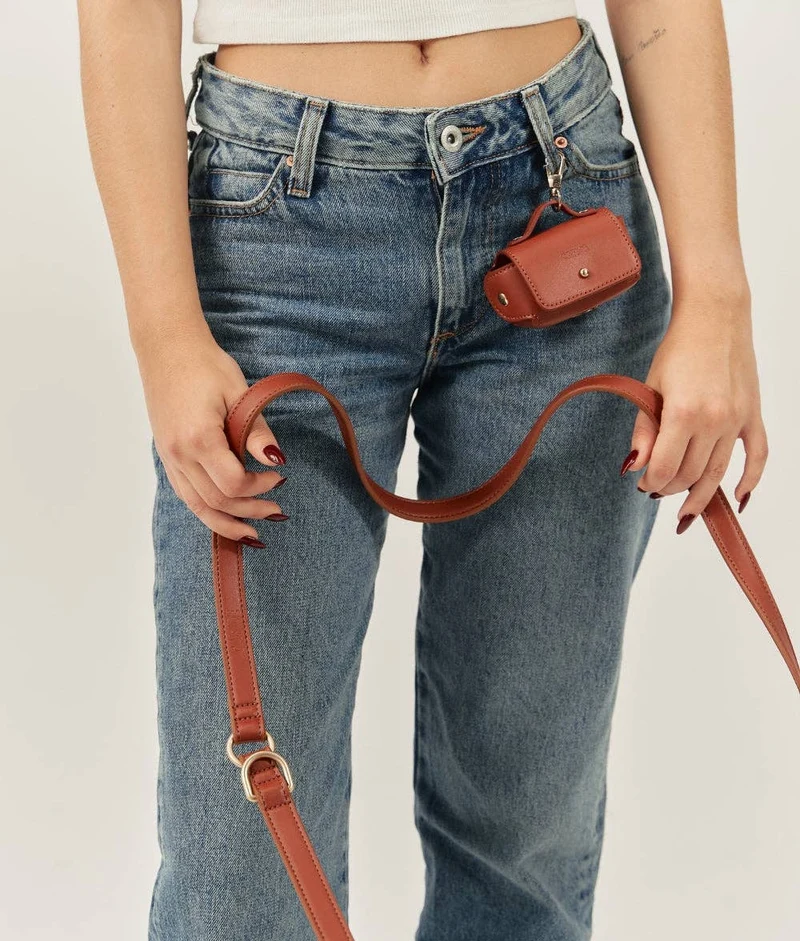 Laisse en cuir végétalien Jala