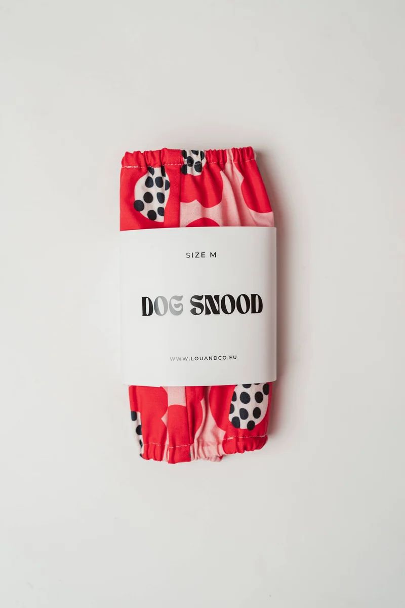 Snood pour cocker Red Flowers