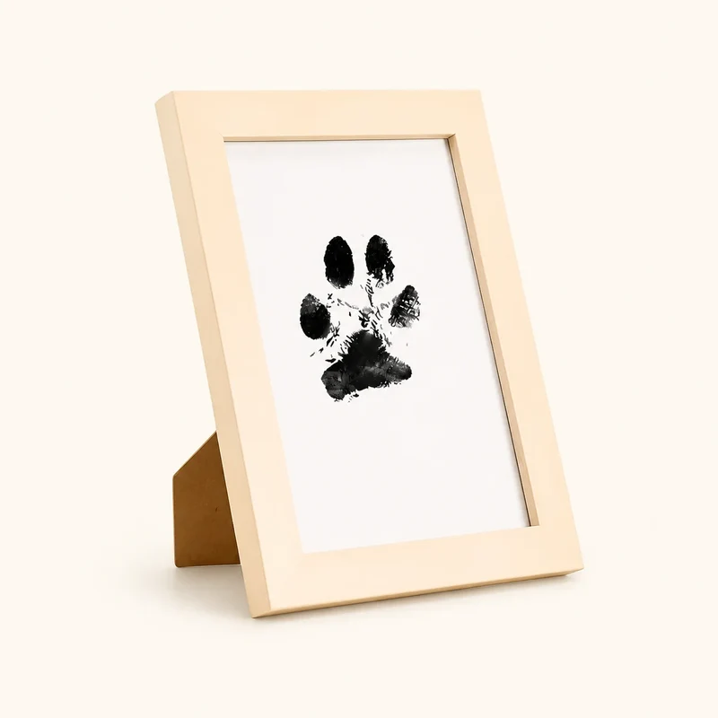 Mess-Free Paw Print Keepsake Frame