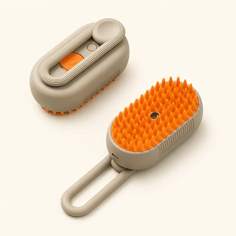 Electric Spray Handle Massage Pet Spa Brush