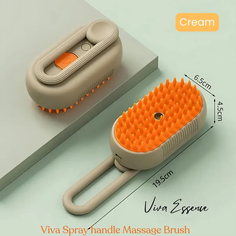 Electric Spray Handle Massage Pet Spa Brush