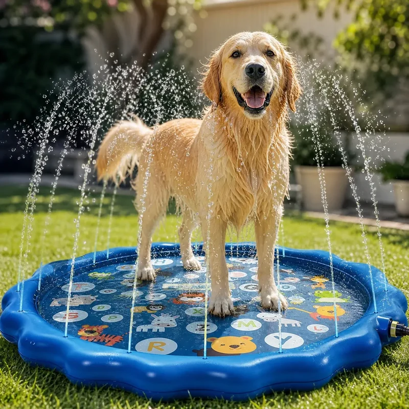 AquaPaw Dog Splash Pad & Sprinkler Mat