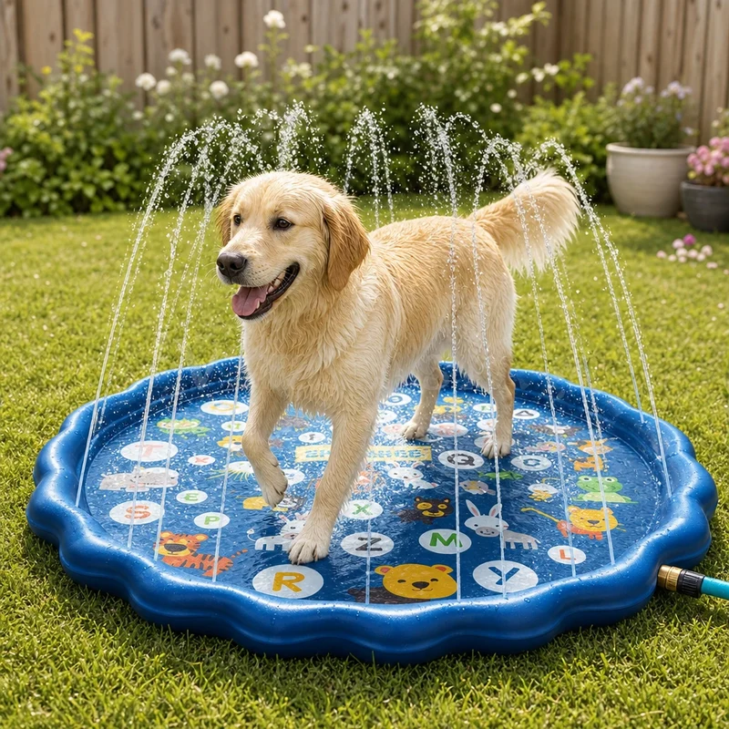 AquaPaw Dog Splash Pad & Sprinkler Mat