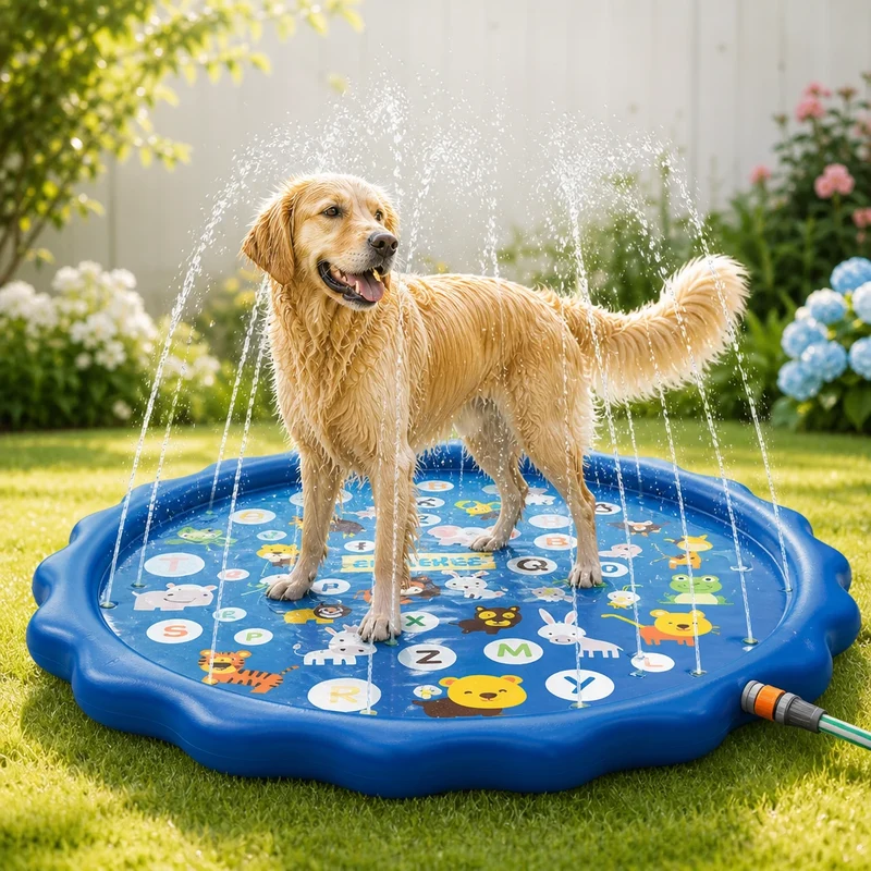AquaPaw Dog Splash Pad & Sprinkler Mat