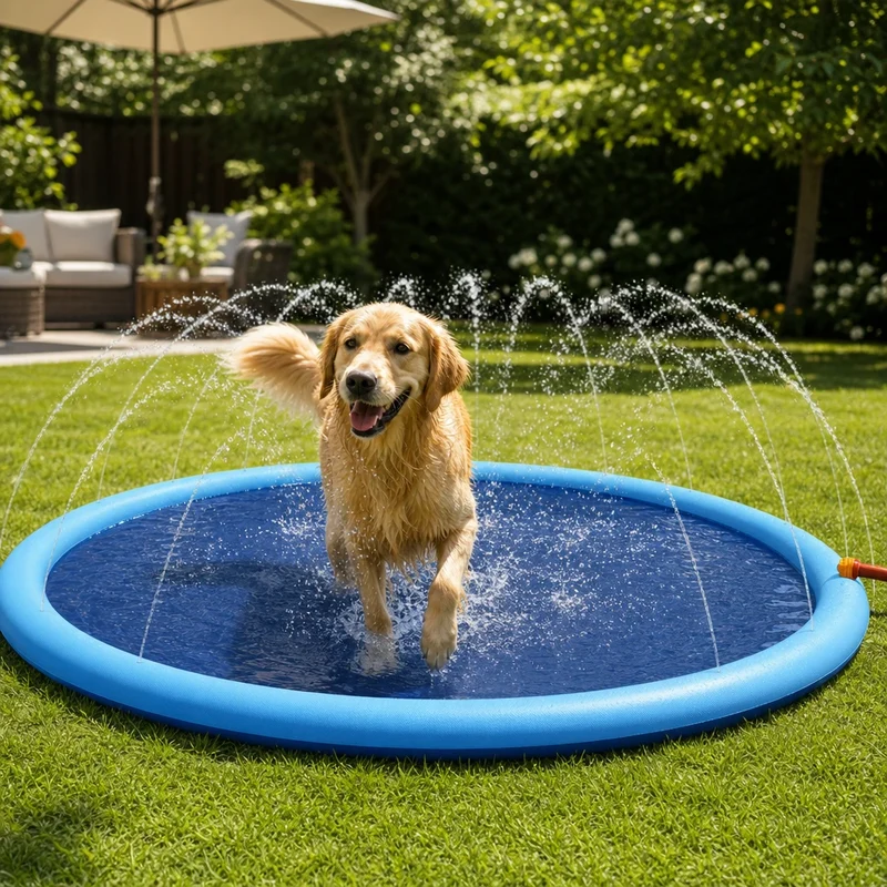 AquaPaw Dog Splash Pad & Sprinkler Mat
