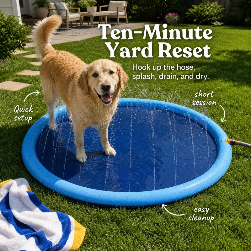 AquaPaw Dog Splash Pad & Sprinkler Mat