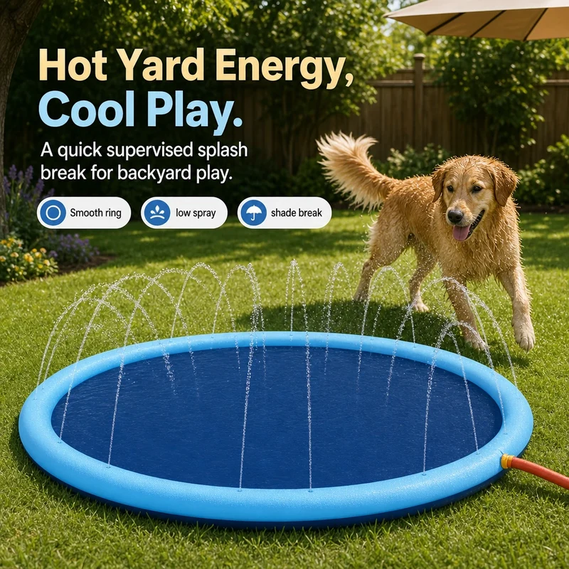 AquaPaw Dog Splash Pad & Sprinkler Mat