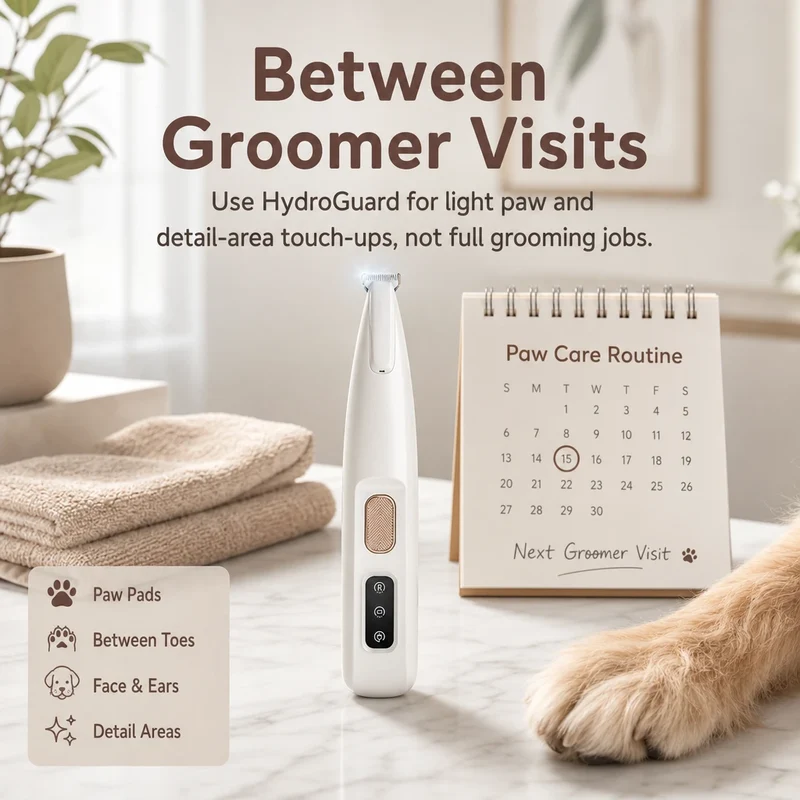 HydroGuard LED Waterproof Paw Groomer