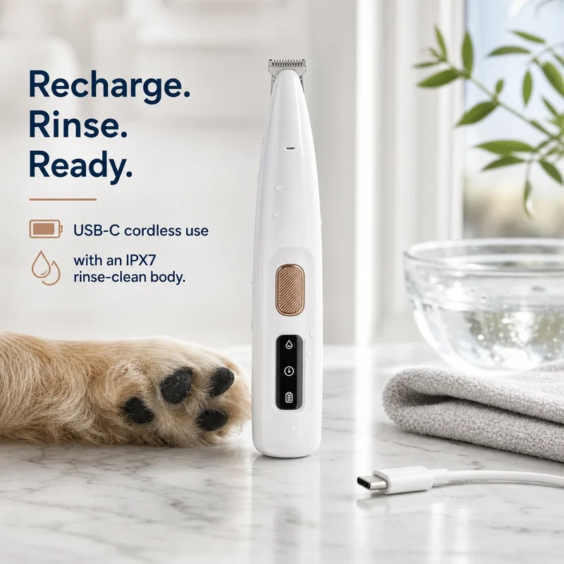 HydroGuard LED Waterproof Paw Groomer