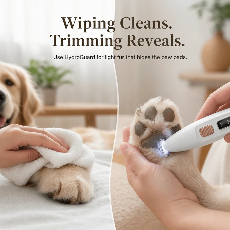HydroGuard LED Waterproof Paw Groomer