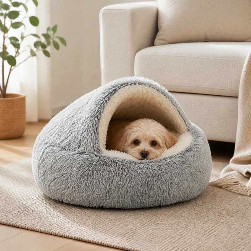 Snuggle Haven Cozy Cave Pet Bed