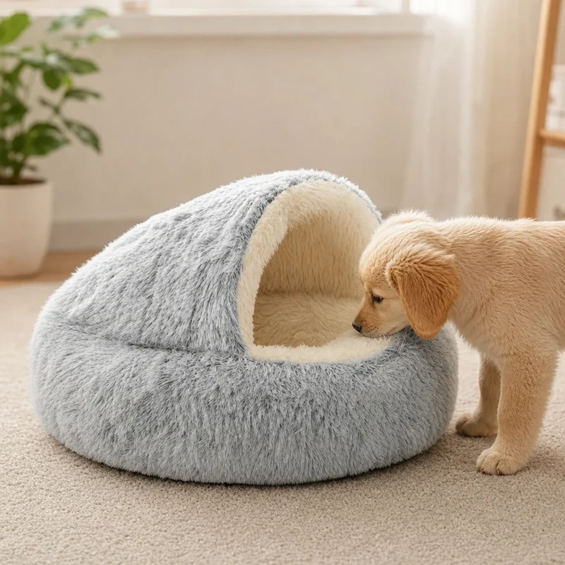 Snuggle Haven Cozy Cave Pet Bed