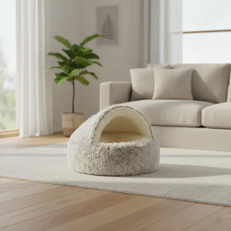 Snuggle Haven Cozy Cave Pet Bed