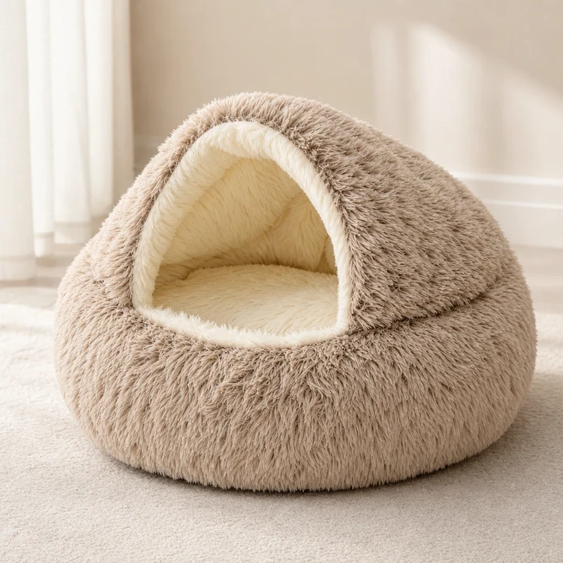 Snuggle Haven Cozy Cave Pet Bed