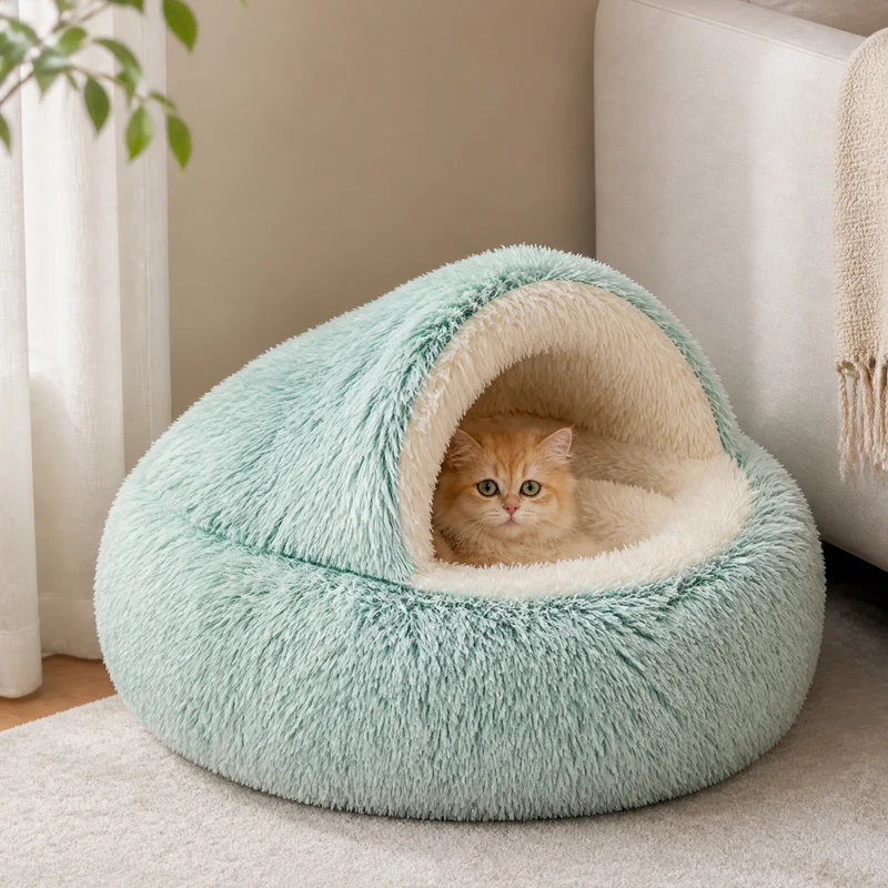 Snuggle Haven Cozy Cave Pet Bed