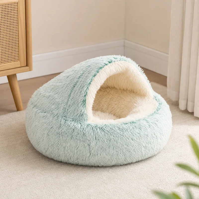 Snuggle Haven Cozy Cave Pet Bed