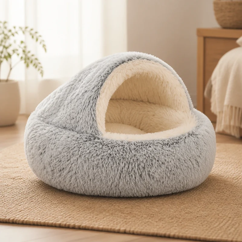 Snuggle Haven Cozy Cave Pet Bed