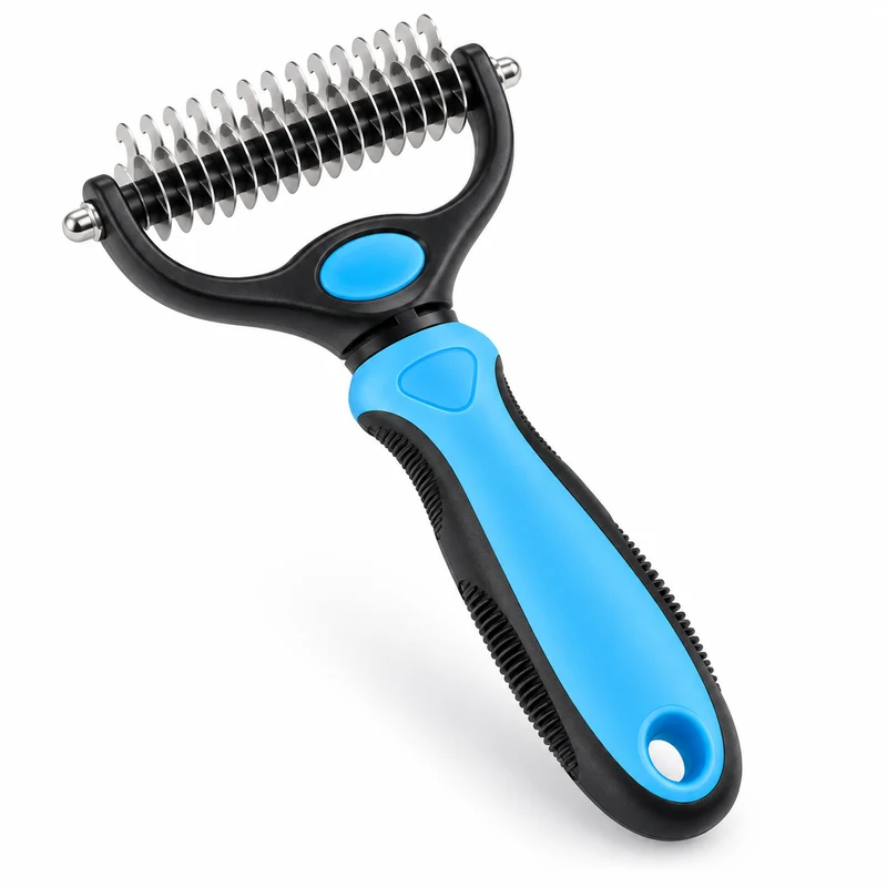 Pet Grooming Tool Brush Tangle Remover Dual Sided Design