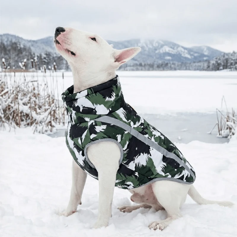 Patterned Vest With Retractable Collar