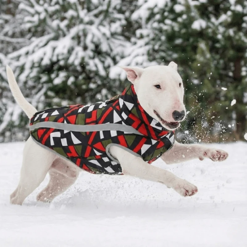 Patterned Vest With Retractable Collar