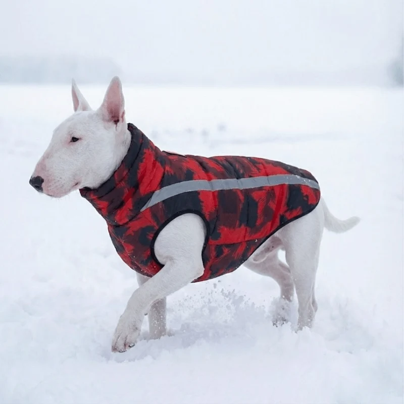 Patterned Vest With Retractable Collar
