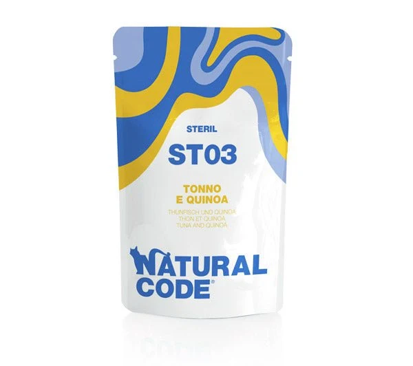Natural Code Sterilized Buste 70 g per Gatti