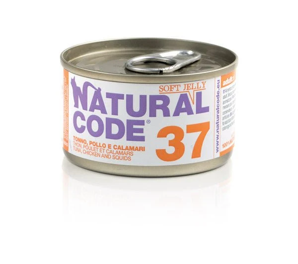 Natural Code 37 Tonno Pollo E Calamari per Gatti 85gr