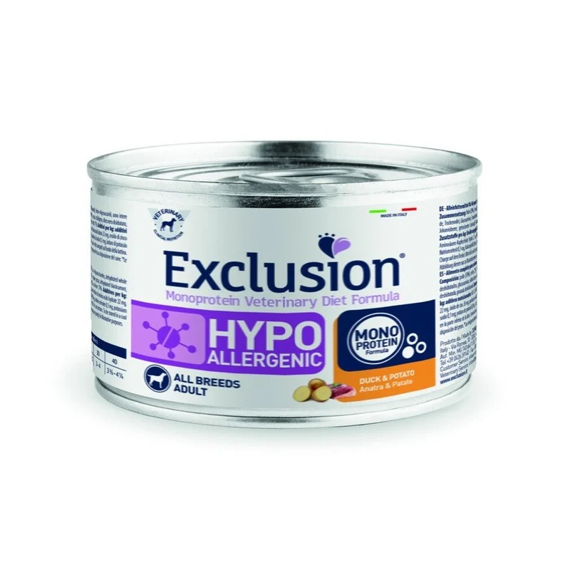 Exclusion Hypo cane gusto anatra e patate 200gr
