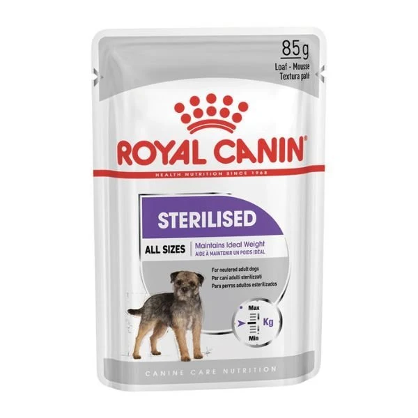 Royal Canin Sterilised Cane Adult 85G Multipack 12 pezzi