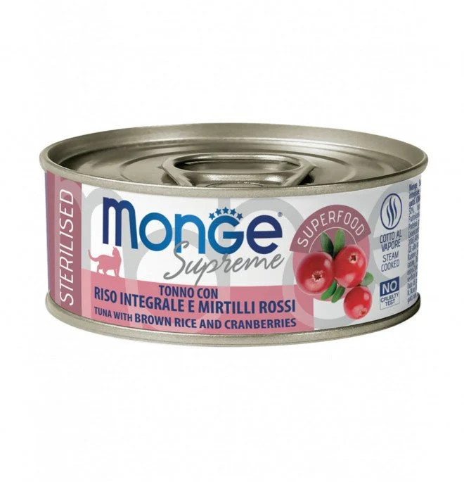 Monge Supreme Gatto Sterilizzato 80Gr In Lattina