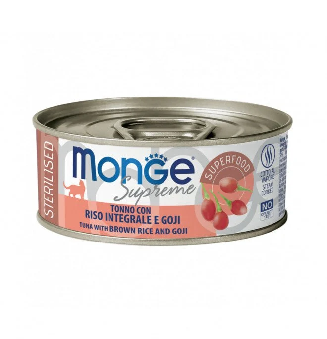 Monge Supreme Gatto Sterilizzato 80Gr In Lattina
