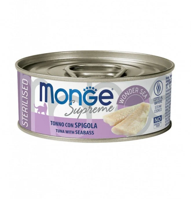Monge Supreme Gatto Sterilizzato 80Gr In Lattina